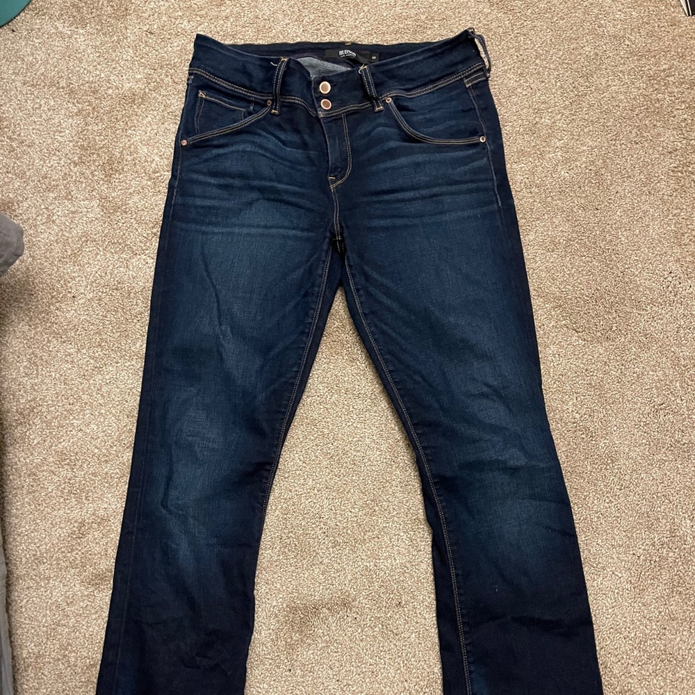Hudson bootcut / sz 30 / dark blue wash